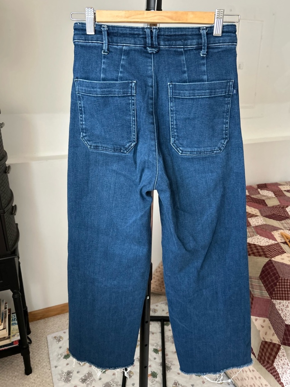 Pilcro Anthropologie The Skipper Wide Leg Jean 27 - Picture 2 of 8
